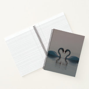 Swans on Lake Notebook