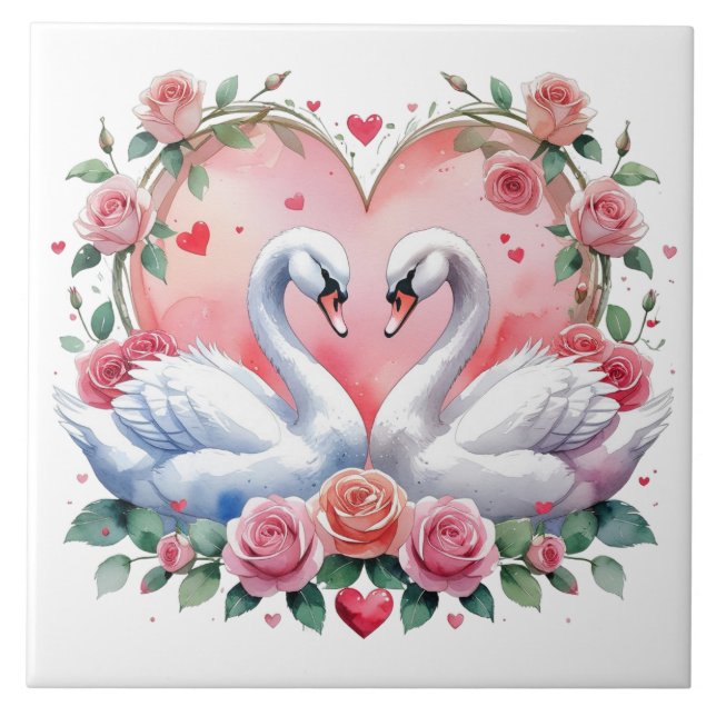Swans Tile (Front)