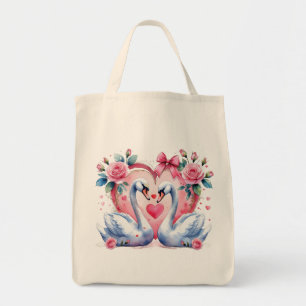 Swans tote bag