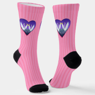 Swan's Wedding Socks