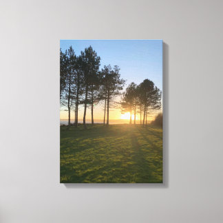 Swansea Sunset Canvas Print