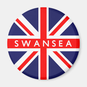 Swansea UK Flag Magnet