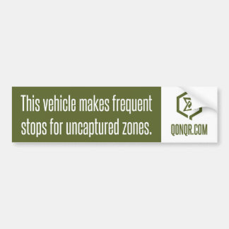Swarm Frequent Stops Bumper Sticker