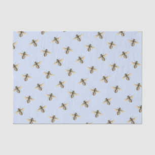 Swarm Honeybees on Blue Sky Nature Lover Beekeeper Tissue Paper