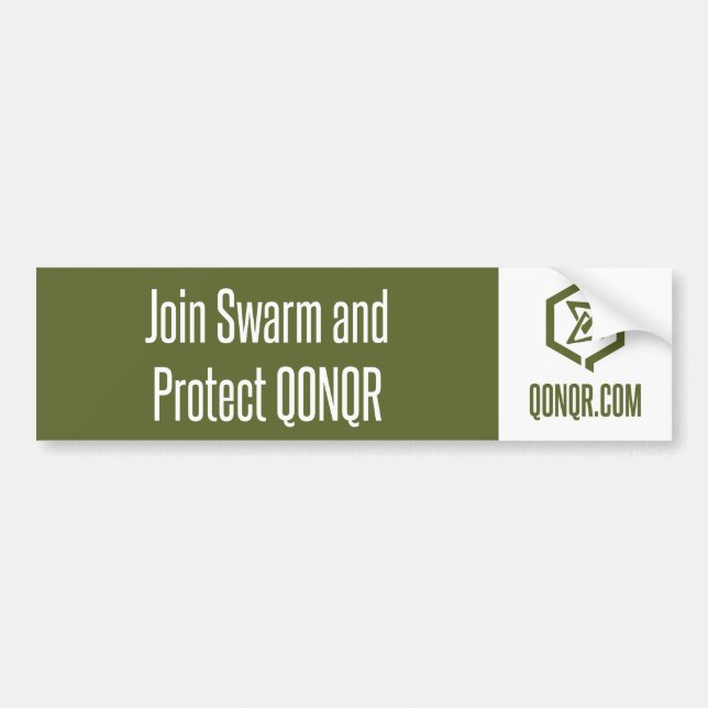 Swarm Join and Protect Bumper Sticker (Front)