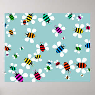 Swarm of Bees Poster