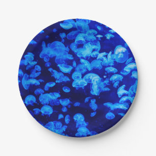Swarm of Jellyfish Paper Plate