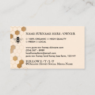 Swarm Rescue Beekeeper Business Card