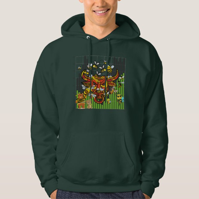 Swarmpower, democratisation of the stock market hoodie (Front)