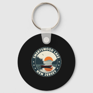 Swartswood Lake New Jersey Sunset T Shirt  Key Ring