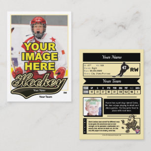 Swash Hockey Trading Card - Custom Stats