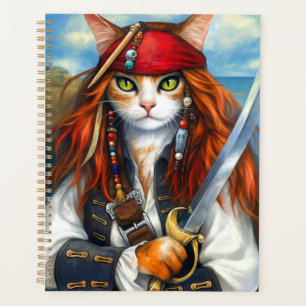 Swashbuckler Pirate Cat Fantasy Character Art Planner