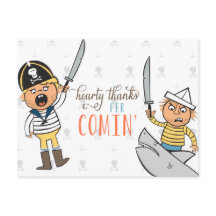 Swashbuckler Thank You Postcard