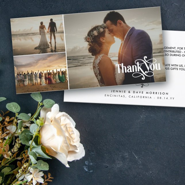 Swashy Retro Font 3 Wedding Photos Thank You (Creator Uploaded)