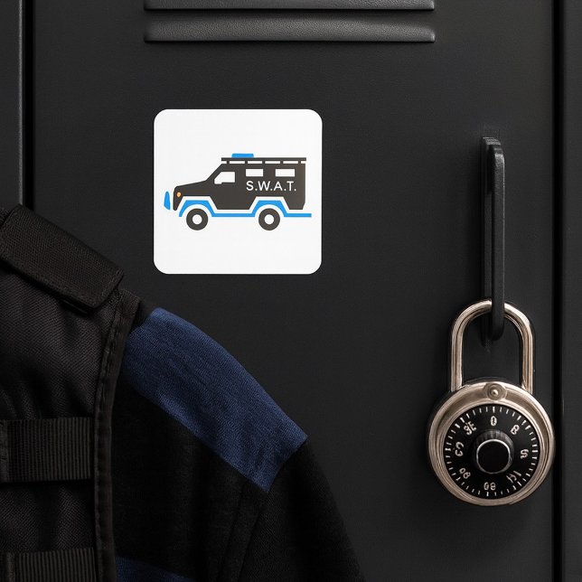 SWAT Car Square Sticker (Creator Uploaded)