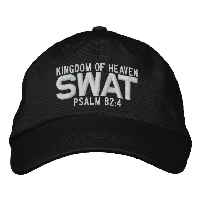 SWAT Custom Baseball Cap (Front)