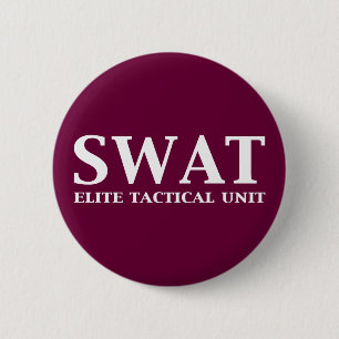 SWAT Elite Tactical Unit Gifts 6 Cm Round Badge