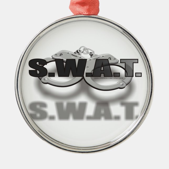 SWAT METAL TREE DECORATION (Front)