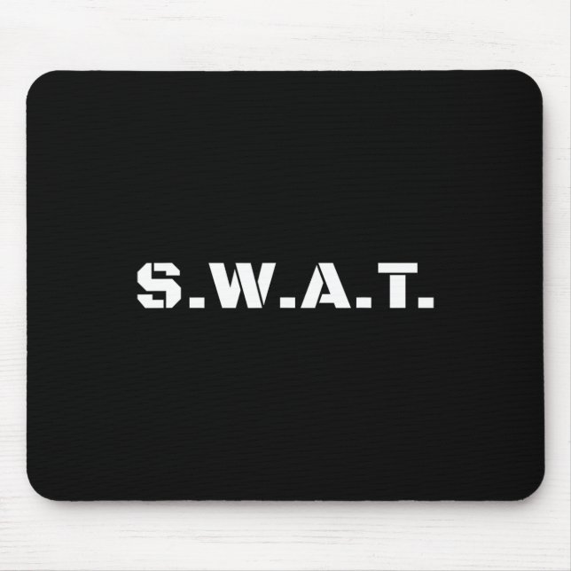 Swat Team Boys Halloween Costume Kids Tactical Uni Mouse Pad (Front)