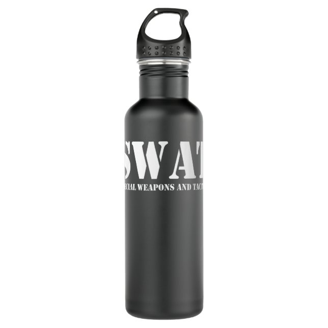 SWAT Team Police SWAT Team  710 Ml Water Bottle (Front)