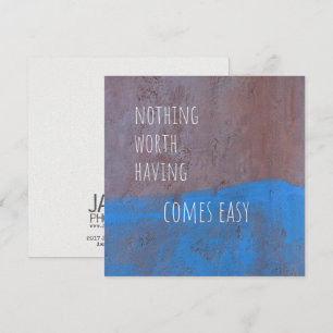 SWATH OF BLUE 5.25 x 5.25 card