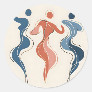 Sway & Slay Classic Round Sticker