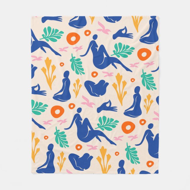 Sway with Nature Fleece Blanket (Front)