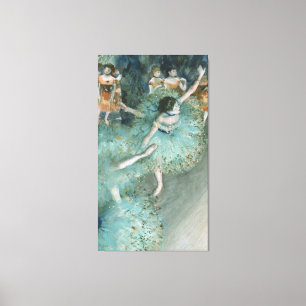 Swaying Dancer (Dancer in Green) Edgar Degas Canvas Print