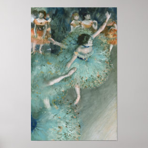 Swaying Dancer (Dancer in Green) Edgar Degas Poster