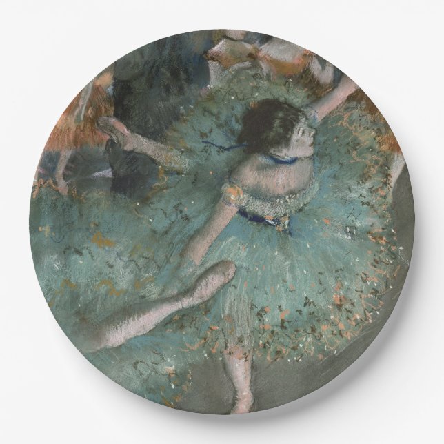 Swaying Dancer - Edgar Degas Paper Plate (Front)