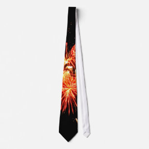 Swaying Flames Tie
