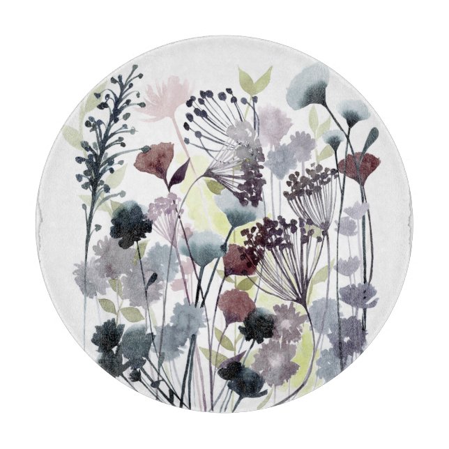 Swaying Florets II Cutting Board (Front)