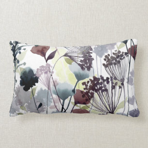 Swaying Florets II Lumbar Cushion