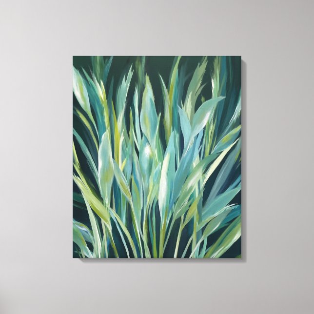 Swaying Leaves Canvas Print (Front)