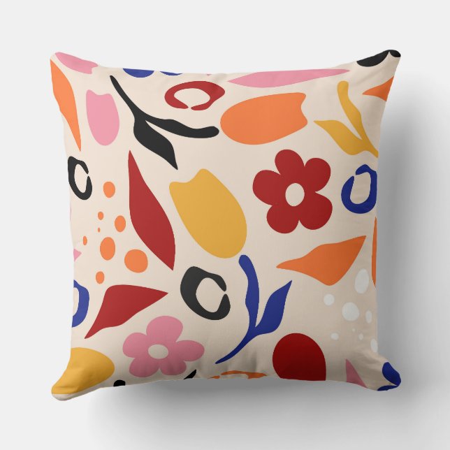 Swaying Petals Cushion (Back)