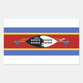 Swazi Flag, Flag of Eswatini Rectangular Sticker