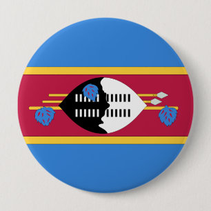 Swaziland 10 Cm Round Badge