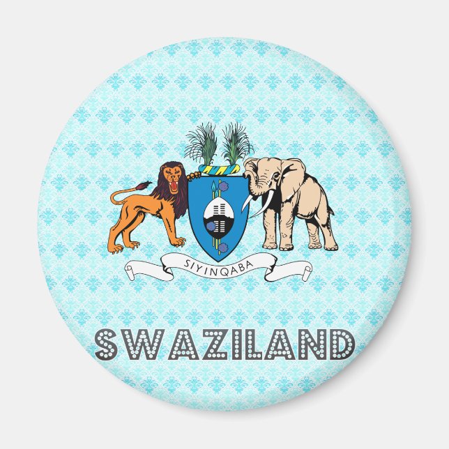 Swaziland Coat of Arms Magnet (Front)
