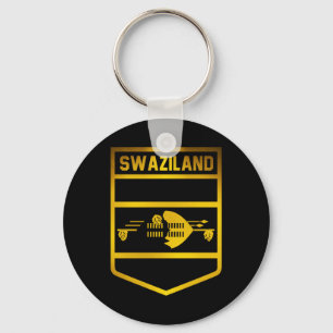Swaziland Emblem Key Ring
