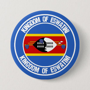 Swaziland ( Eswatini ) Round Emblem 7.5 Cm Round Badge