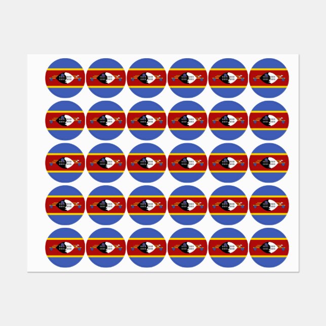 Swaziland flag (Sheet)