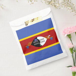 Swaziland flag favour bags