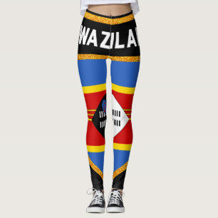 Swaziland Flag Leggings