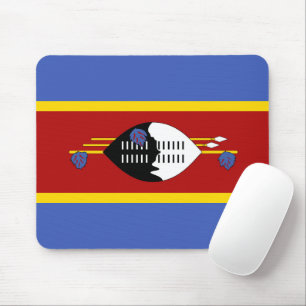 Swaziland flag mouse pad