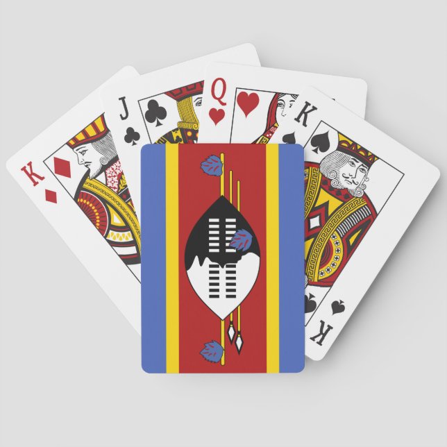 Swaziland Flag Playing Cards (Back)