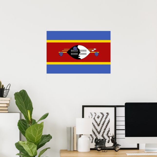 Swaziland flag poster (Home Office)