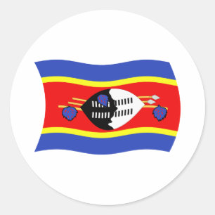 Swaziland Flag Sticker