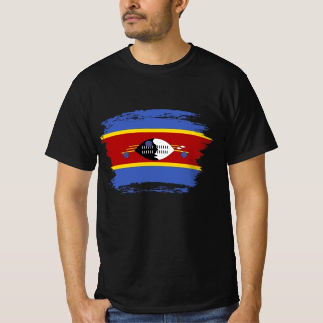 Swaziland flag T-Shirt (Front)