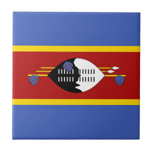 Swaziland flag tile
