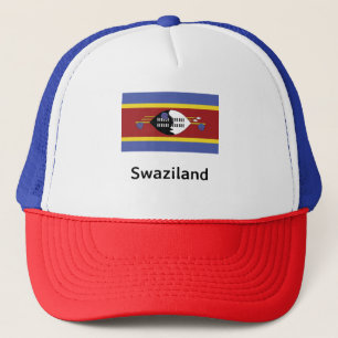 Swaziland Flag Trucker Hat